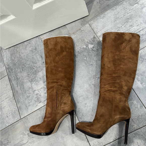 Nine West brown suede boots size 8.5 - Picture 2 of 6